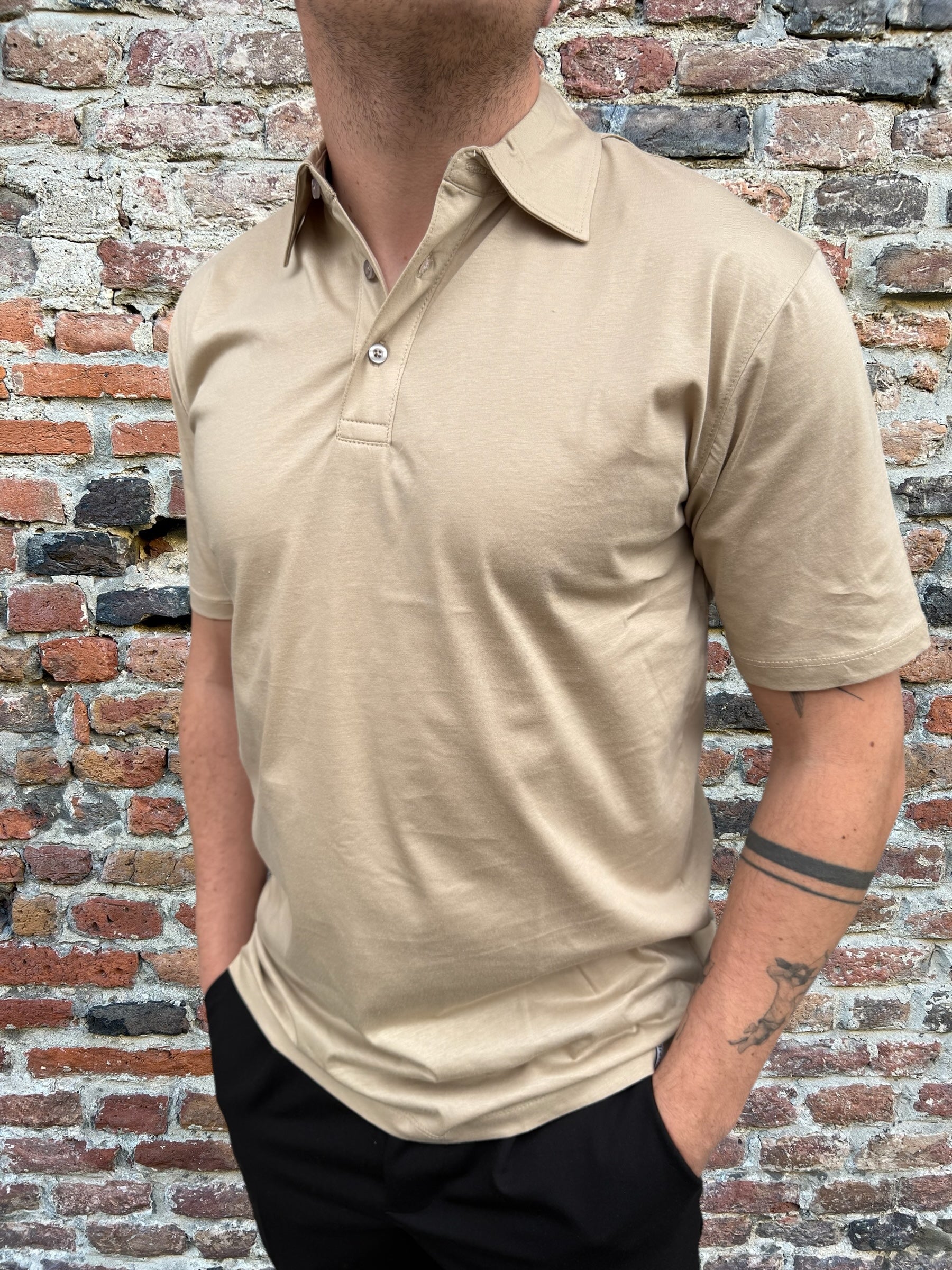 Polo Over-D Cotone Beige 01 (11985659265364)