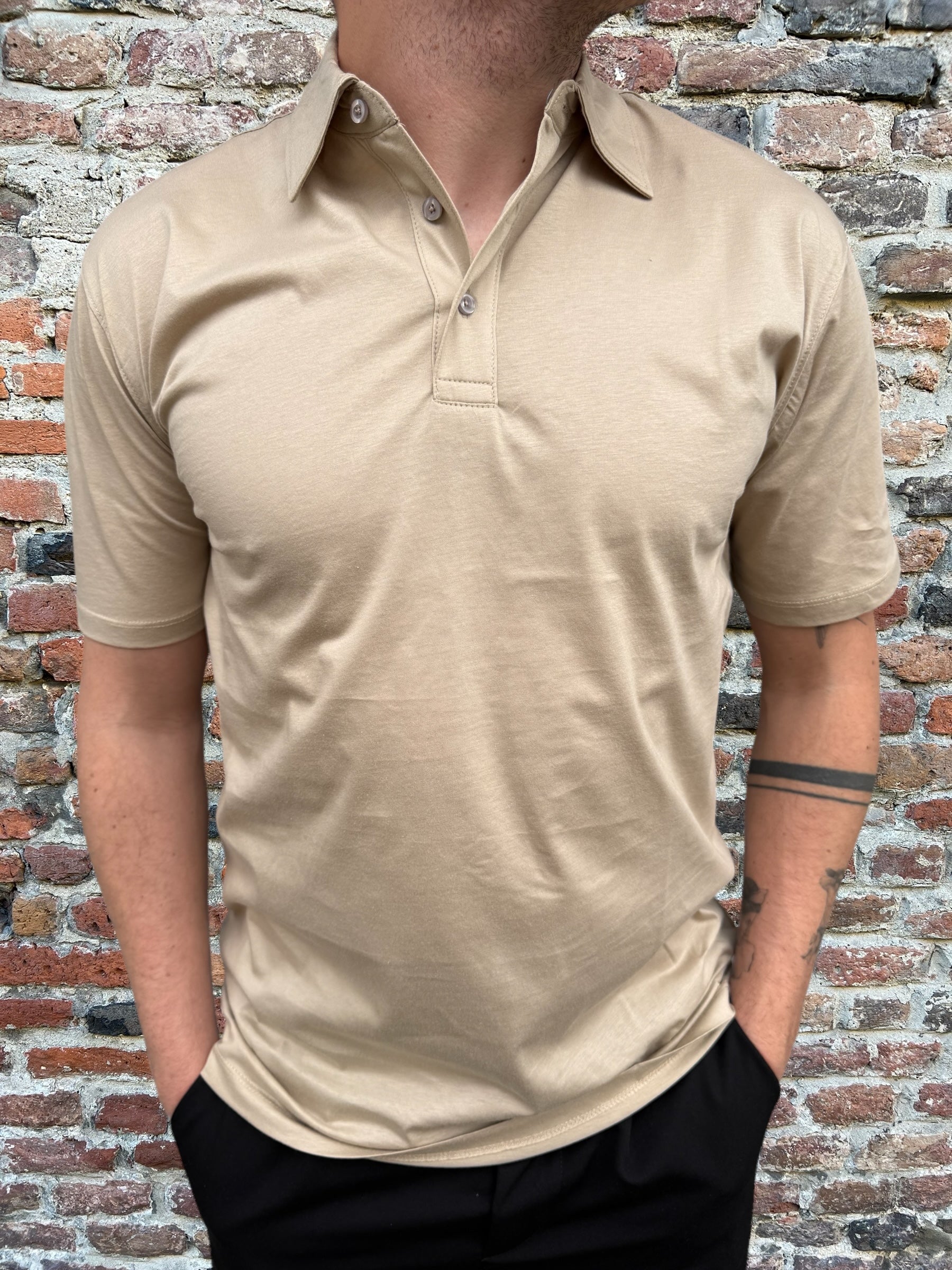 Polo Over-D Cotone Beige 01 (11985659265364)