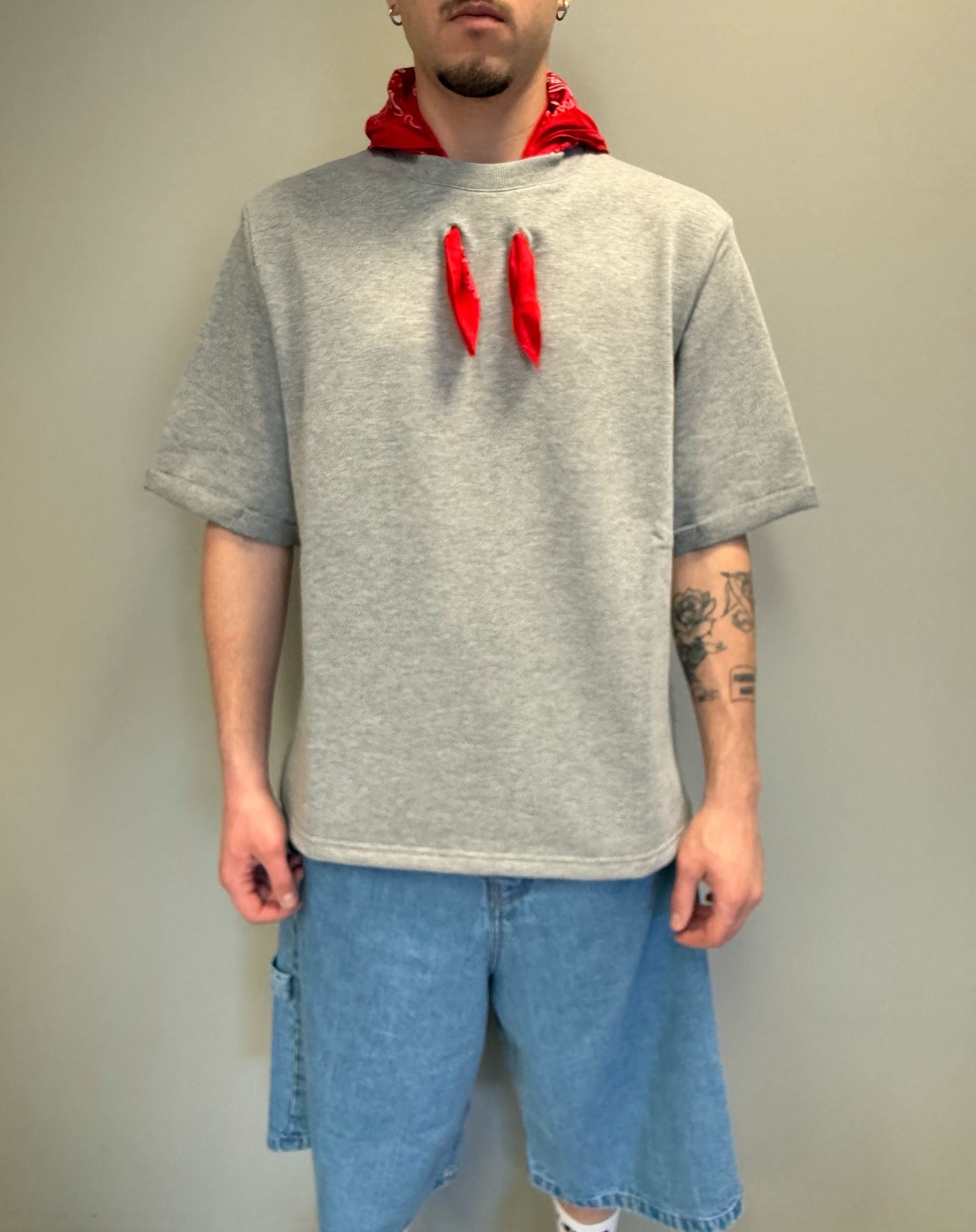 Felpa Berna Bandana Grigio Melange (11909754061140)