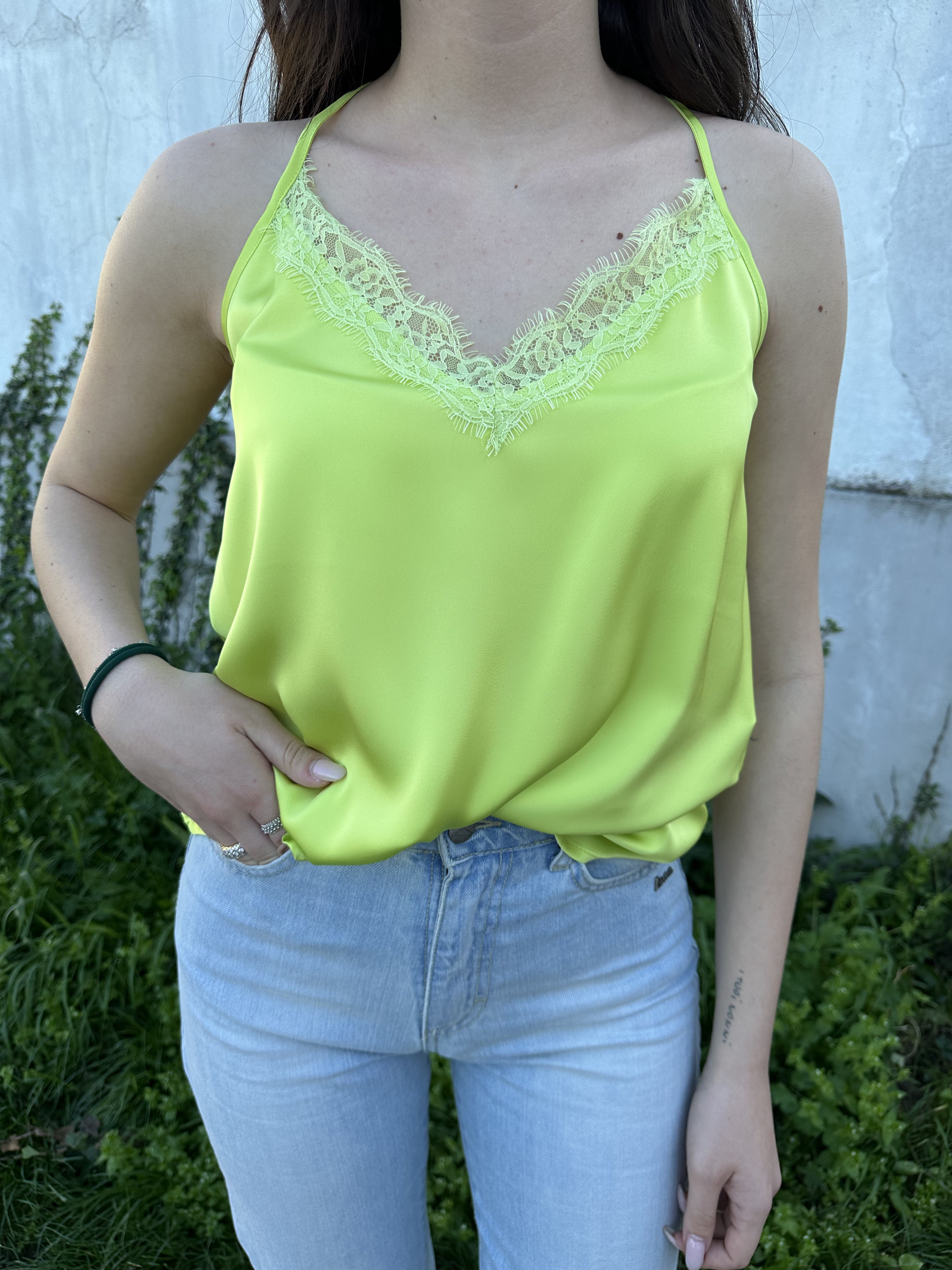 Top Berna Lingerie Lime (8354694103380)