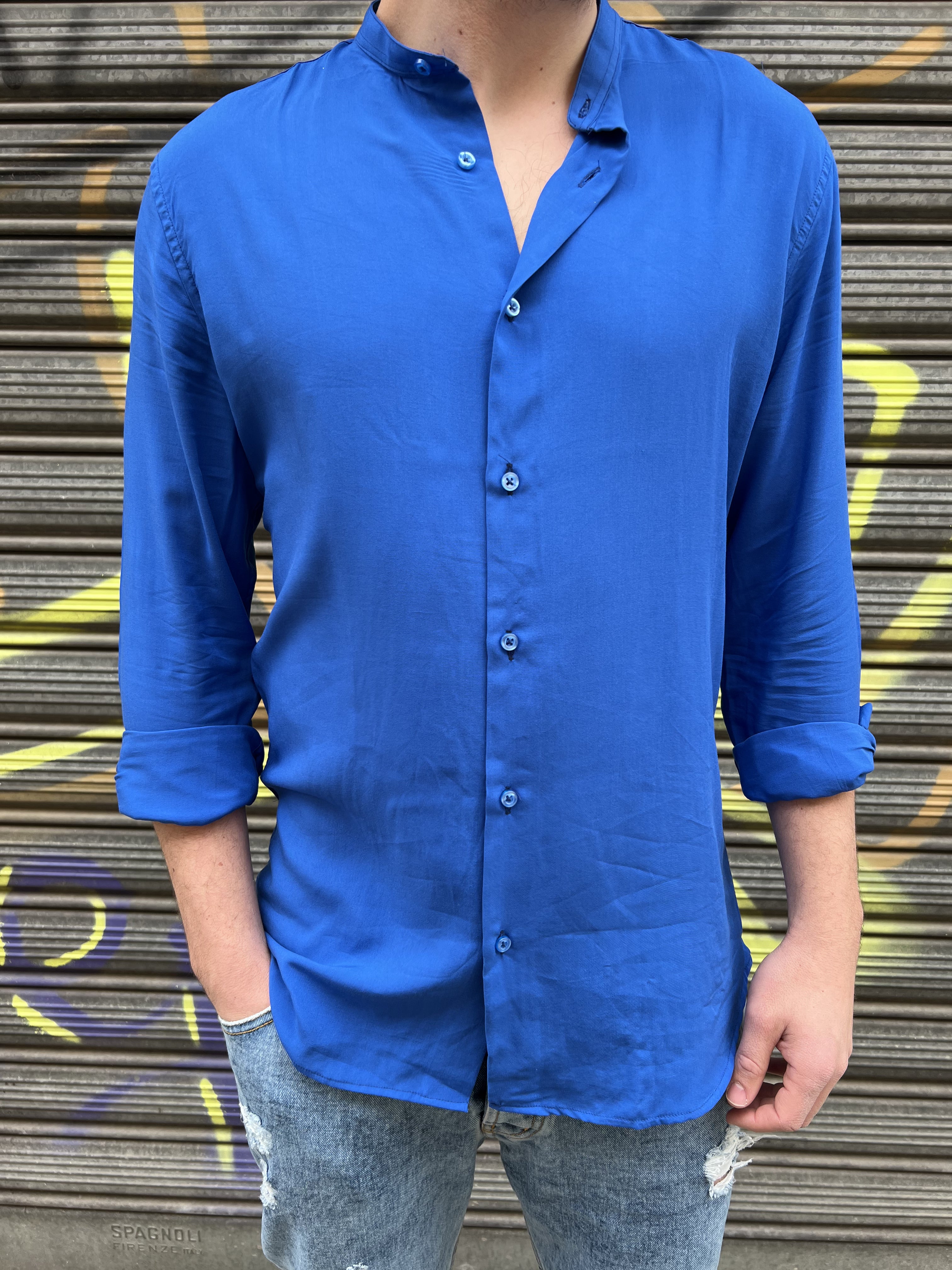 Camicia Sartoria Viscosa Royal (6831271247925)