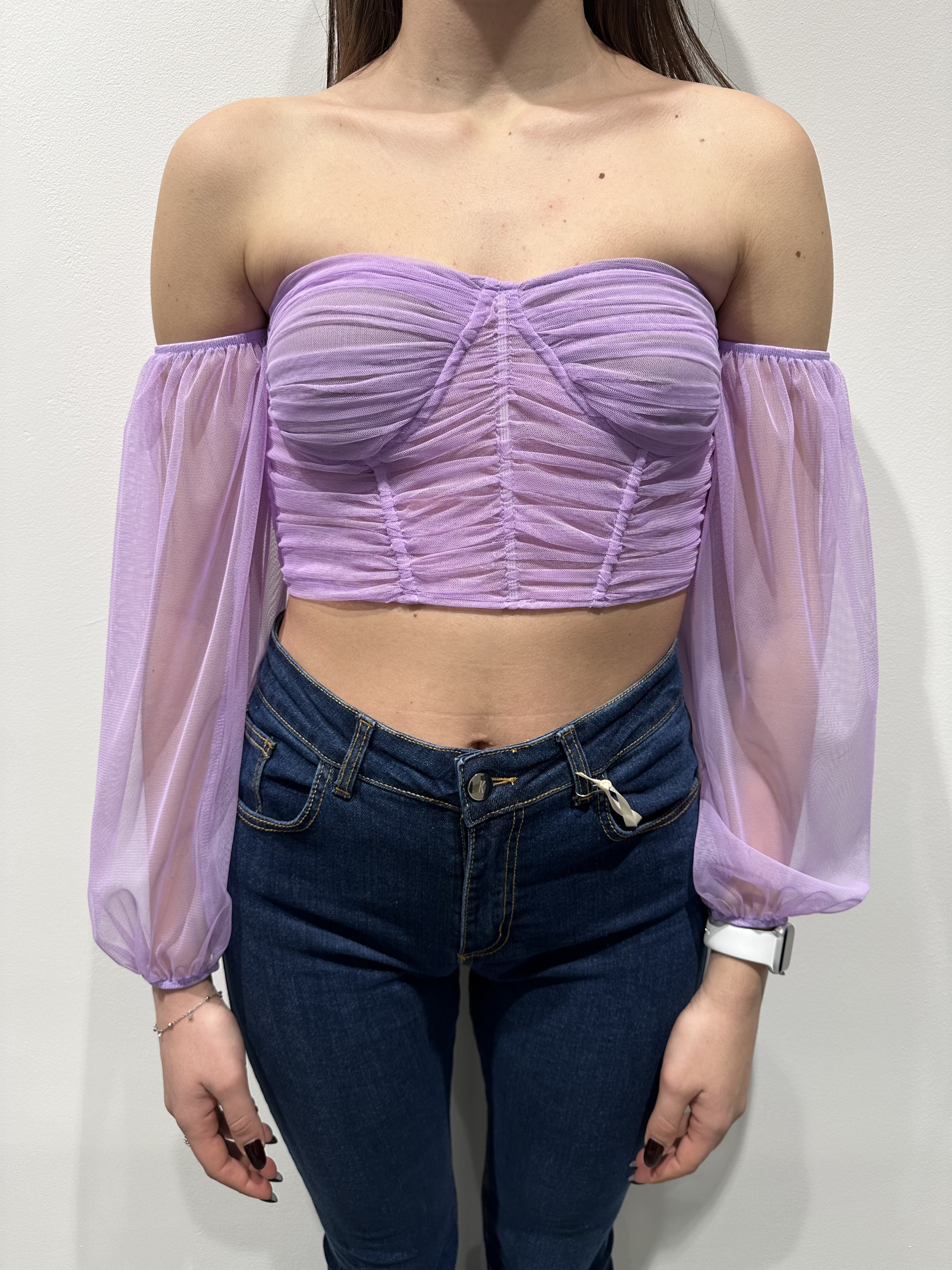 Top Kontatto Tulle Lavanda (7153919361077)