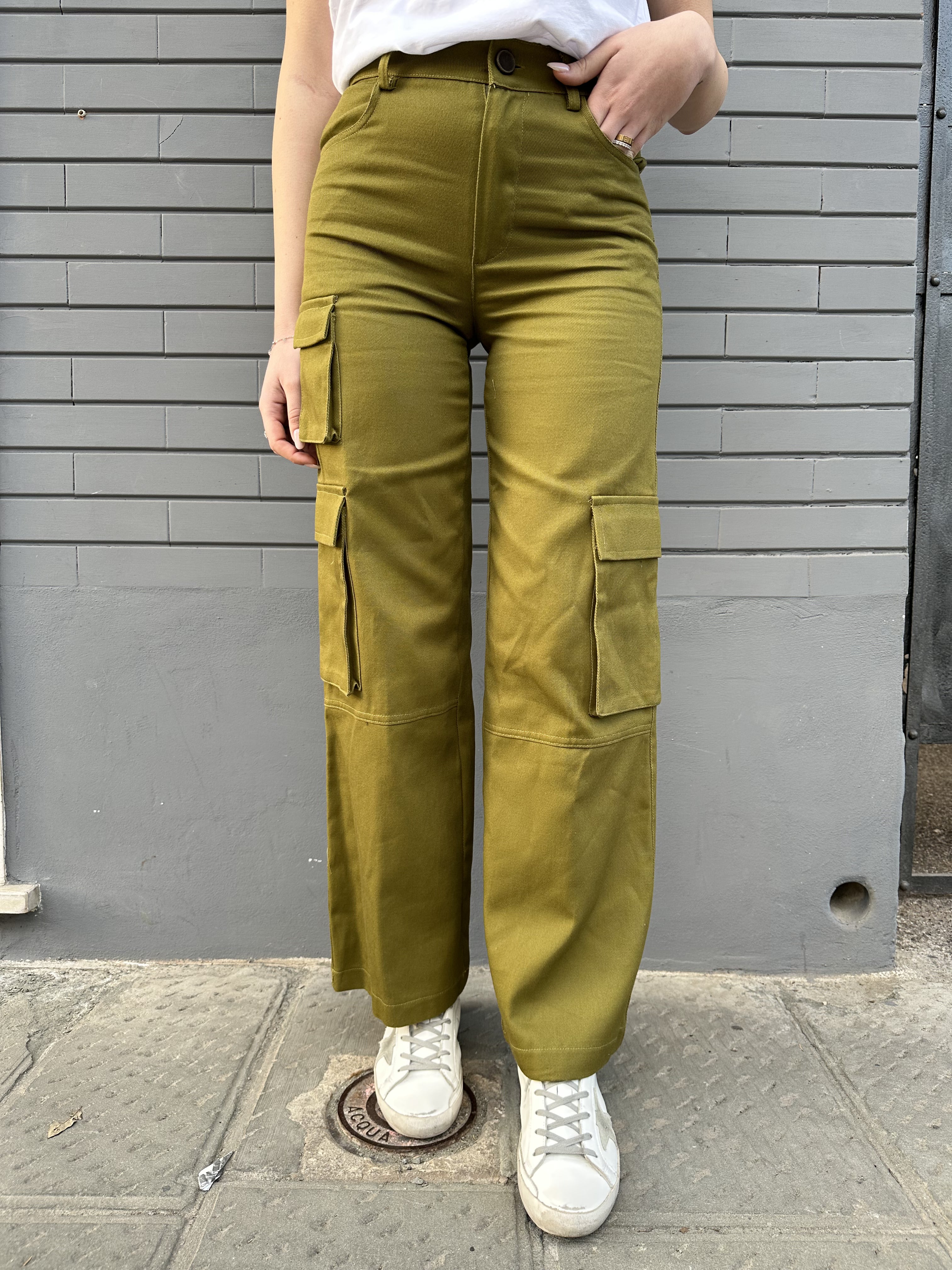 Pantalone Berna Trasconato Verde (7163337605173)