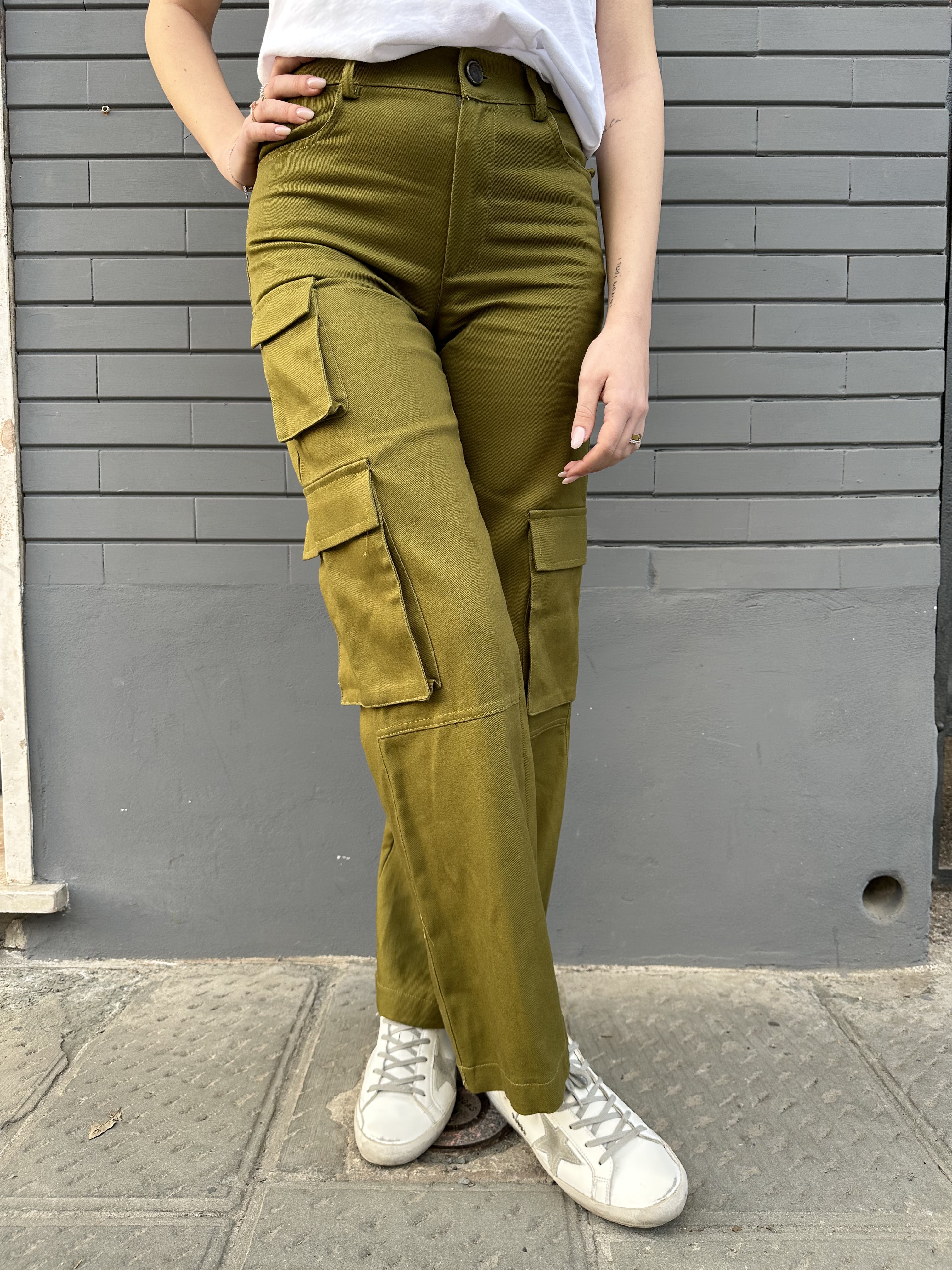 Pantalone Berna Trasconato Verde (7163337605173)