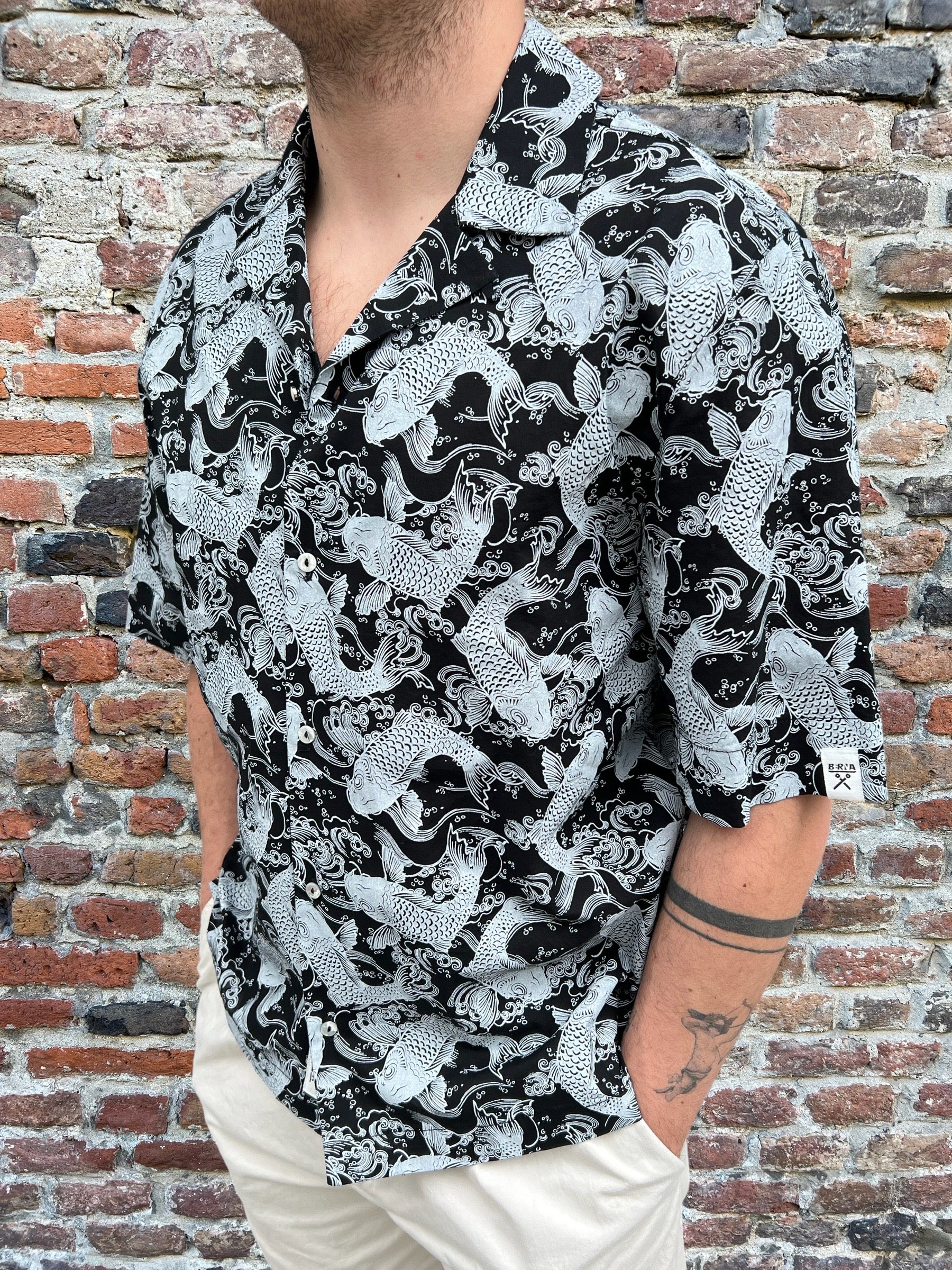 Camicia Berna Carpe 252 (8361494675796)